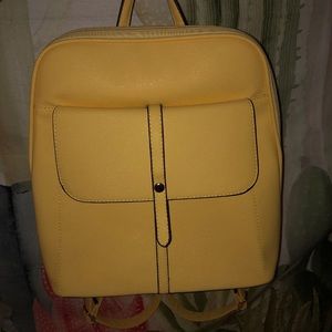 Yellow backpack